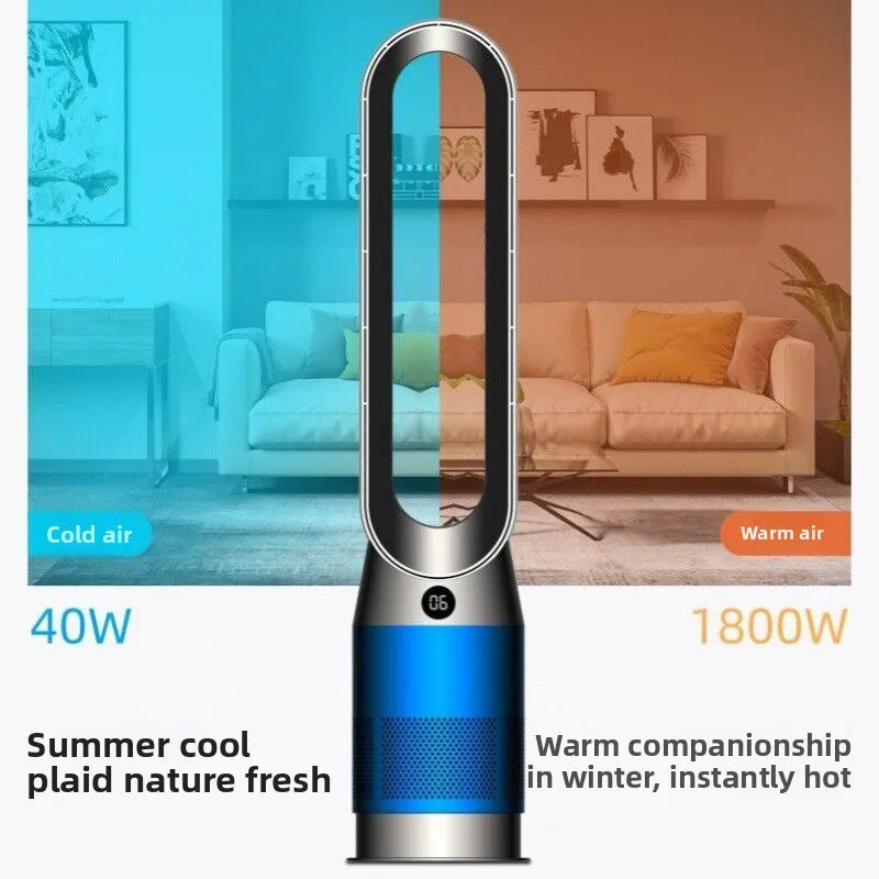 42 Inch Cooling And Heating Fan Adjustable Thermostat Control Energy Saving eco Mode Low Noise Bedroom Fan Remote Control