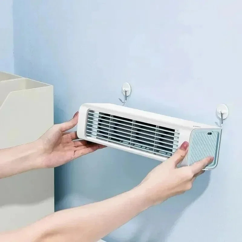 New remote control Wall-mounted Leafless Fan Portable USB Charging Office Air Conditioning Fan Desktop Large Wind Cooling Tower