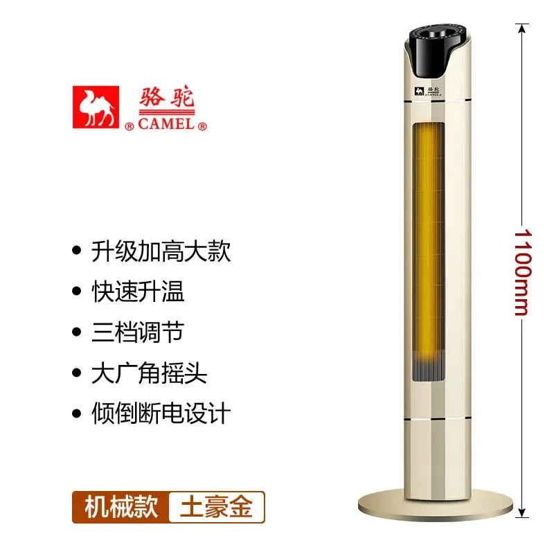 Calentador de doble uso para el hogar, dispositivo de calefacción y refrigeración, ventilador de aire acondicionado, pequeño, vertical, para dormitorio