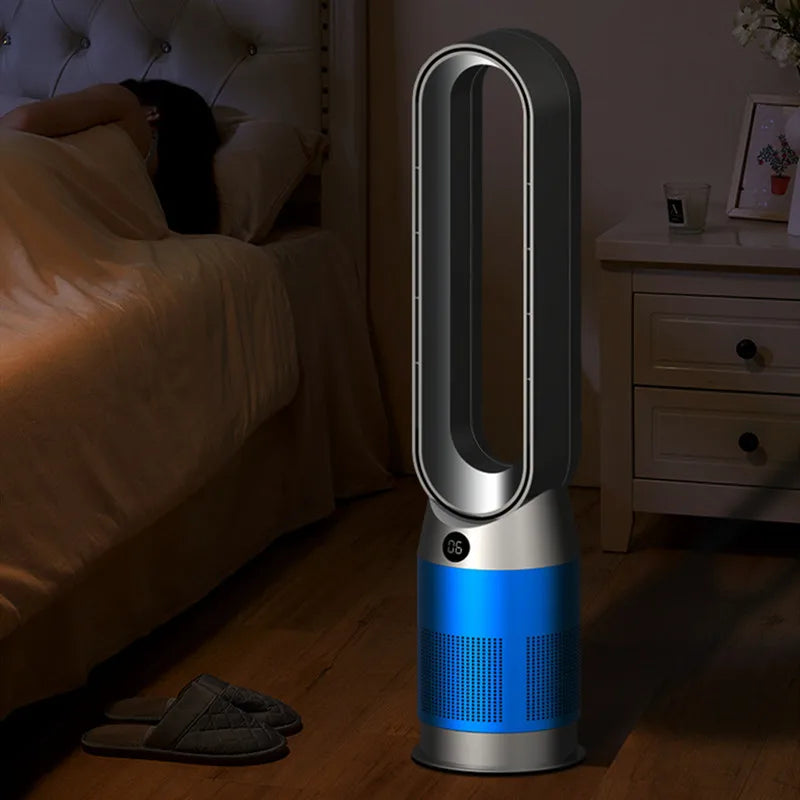 42 Inch Cooling And Heating Fan Adjustable Thermostat Control Energy Saving eco Mode Low Noise Bedroom Fan Remote Control