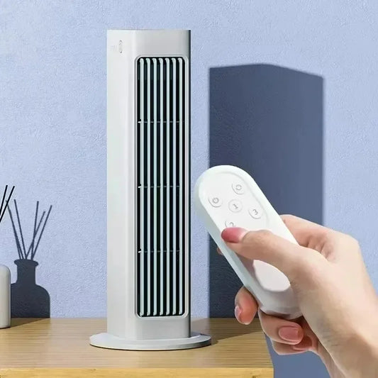 New remote control Wall-mounted Leafless Fan Portable USB Charging Office Air Conditioning Fan Desktop Large Wind Cooling Tower